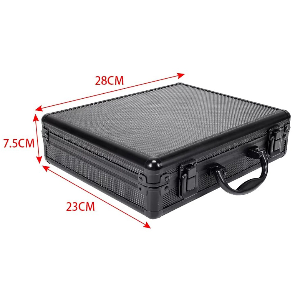 SINAIRSOFT Tactical Aluminum Hard Carry Case Padded Bag Portable Tools Storage Box