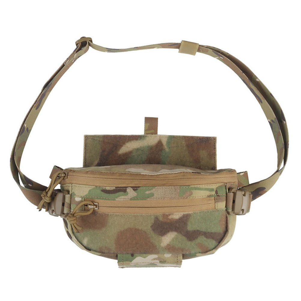 SINAIRSOFT Tactical Drop Pouch Dual Purpose Best Waist Pack Utility Bag for Chest Rig Vest