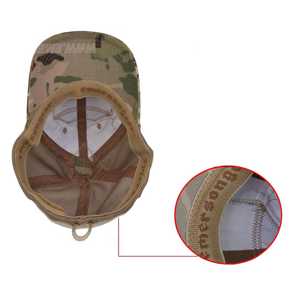 EMERSONGEAR Tactical Camouflage Mesh Baseball Cap Outdoor Sports Hiking Sun Hat