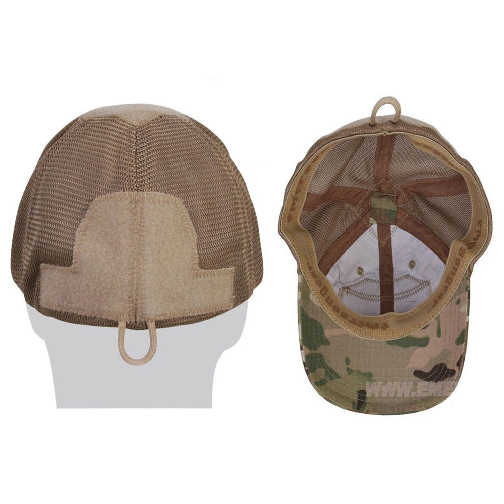 EMERSONGEAR Tactical Camouflage Mesh Baseball Cap Outdoor Sports Hiking Sun Hat