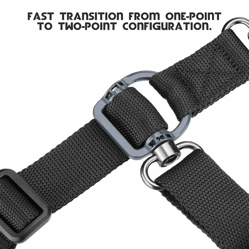 SINAIRSOFT Tactical Quick Detach 1&2 Point Sling Adjustable 1.2" Rifle Gun Strap