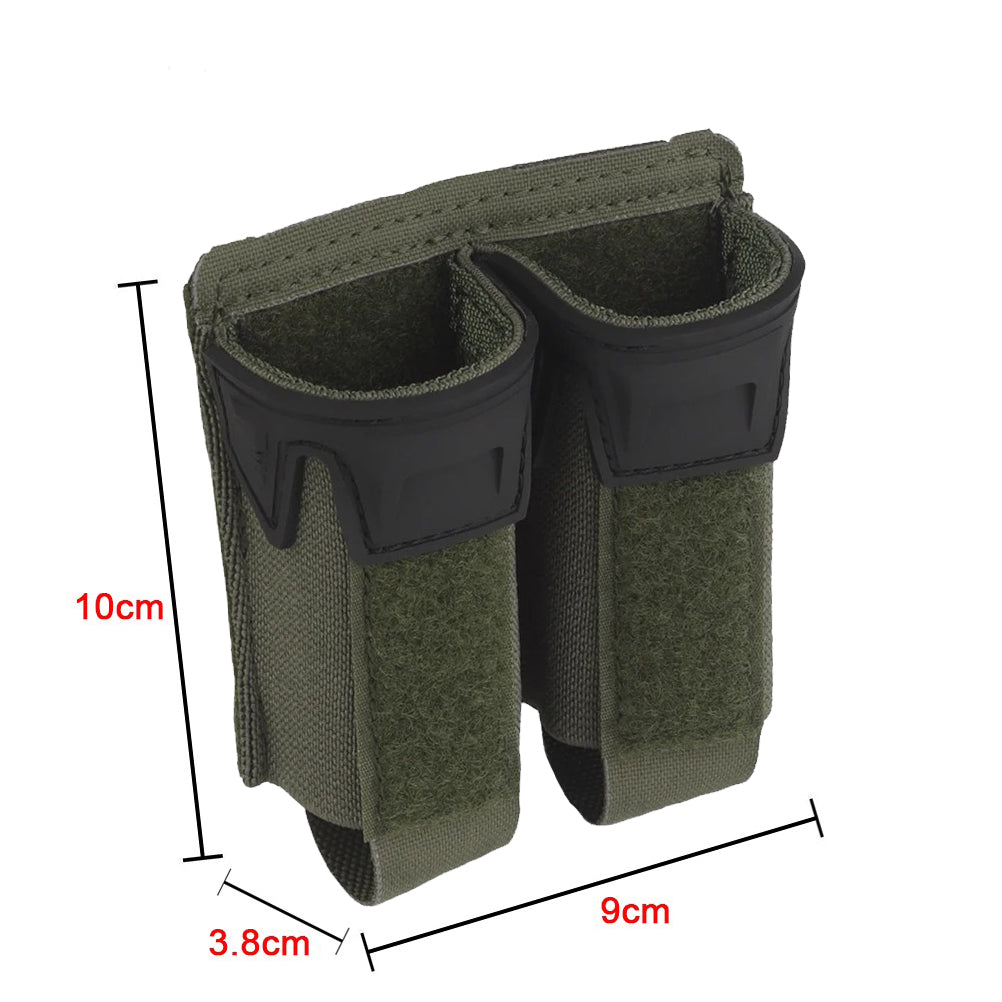 SINAIRSOFT Camo Style Pistol Mag Pouch MOLLE Fast 9MM Single Mag Pouch