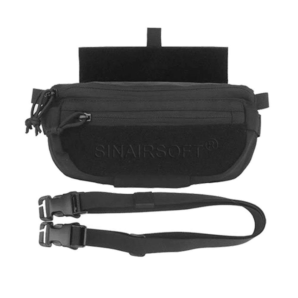SINAIRSOFT Tactical Drop Pouch Dual Purpose Best Waist Pack Utility Bag for Chest Rig Vest