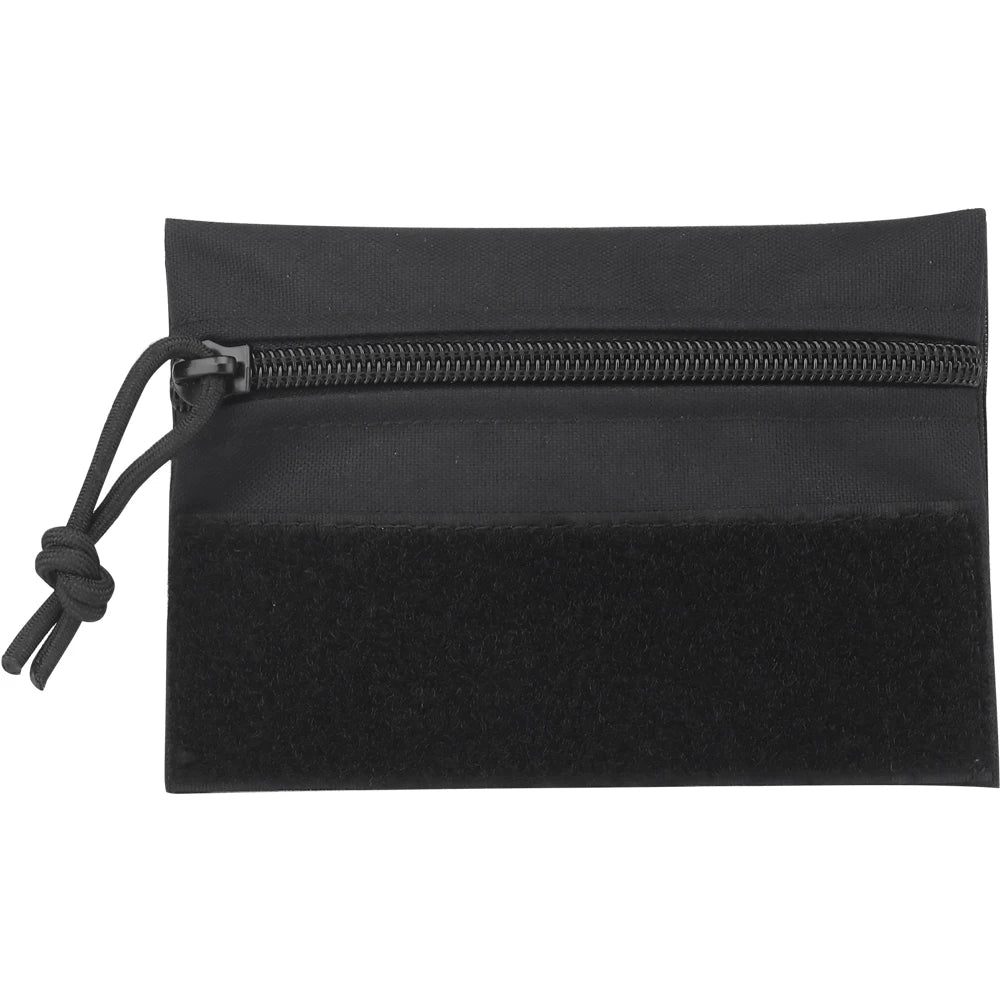 SINAIRSOFT Tactical Front Candy Pouch Zipper Pack Hook Back for Chest Rig