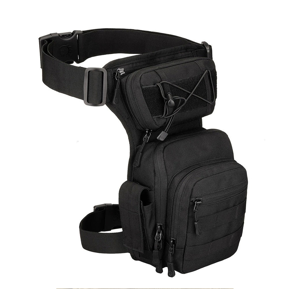 SINAIRSOFT Men Drop Leg Bag Tactical Molle Thigh Waist Fanny Pack Hiking