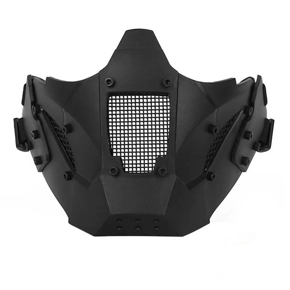 SINAIRSOFT Tactical Mesh Mask Half Face Mask Airsoft FAST Helmet Masks
