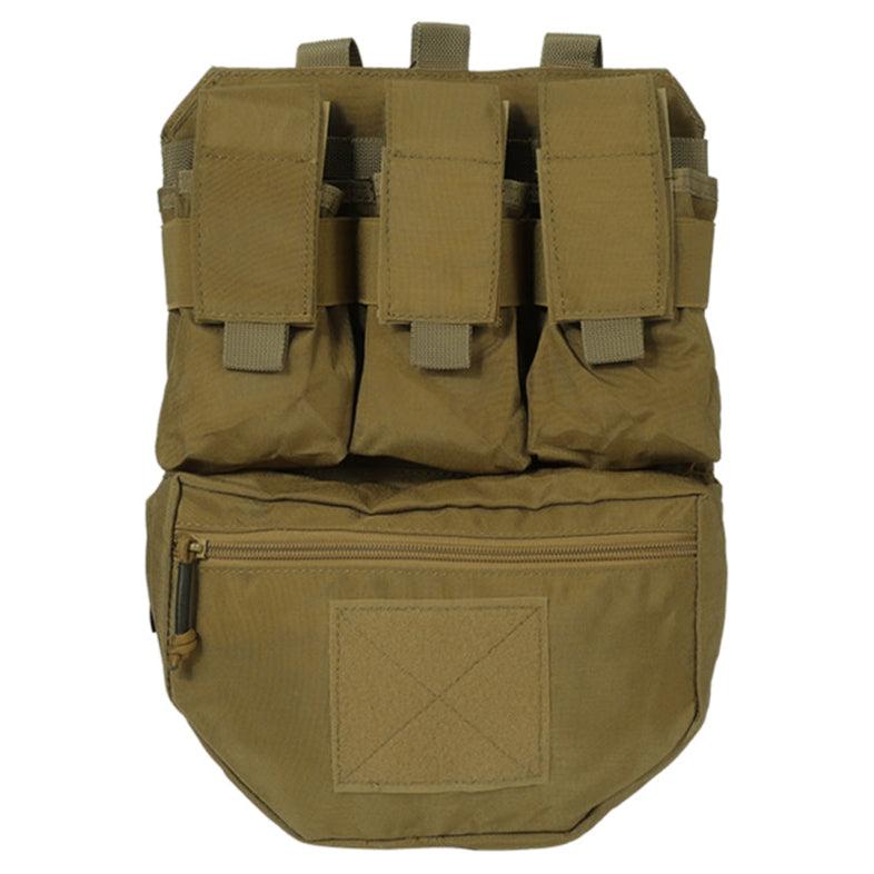 SINAIRSOFT Tactical Assault Back Panel Bag MOLLE Ammo Plate Carrier Pouch For Hunting Vest