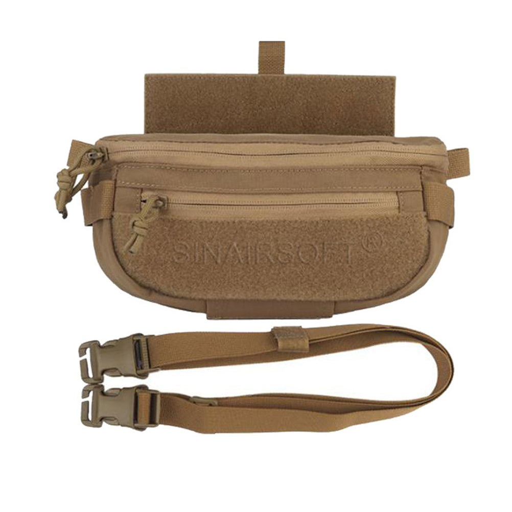 SINAIRSOFT Tactical Drop Pouch Dual Purpose Best Waist Pack Utility Bag for Chest Rig Vest