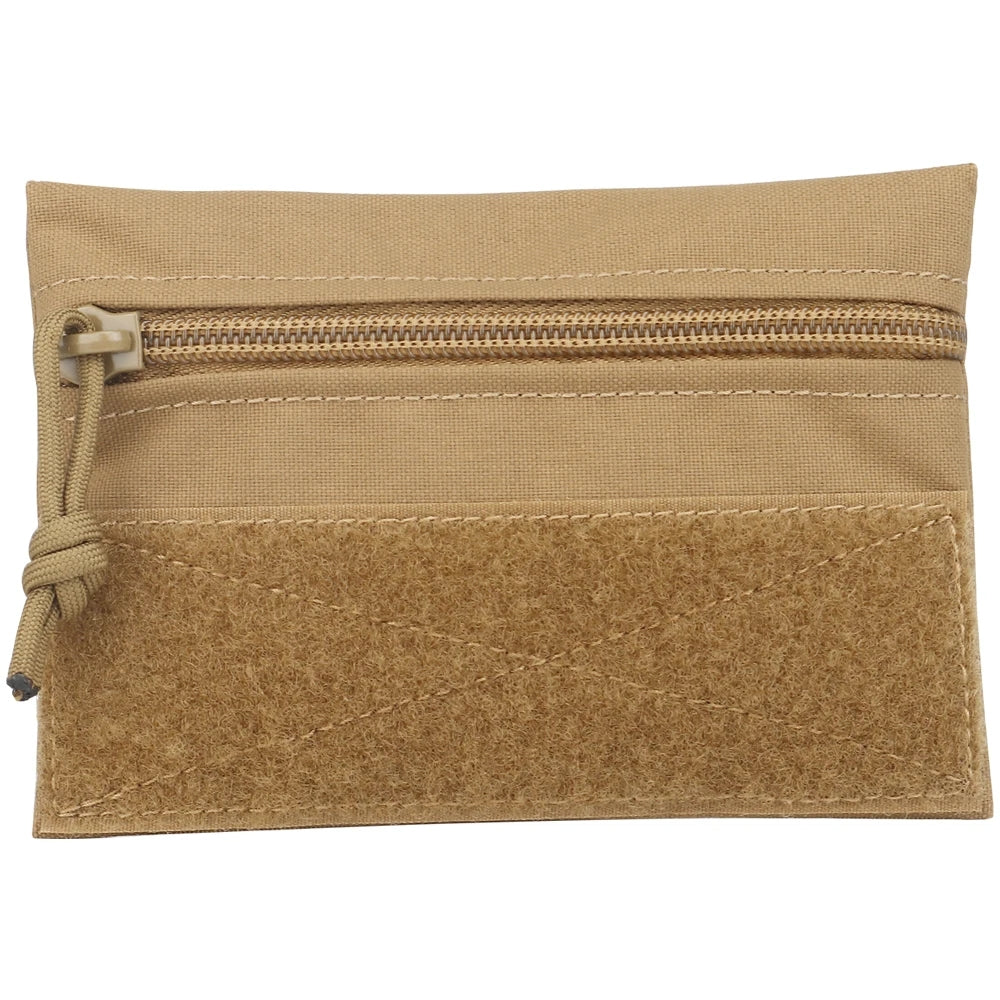 SINAIRSOFT Tactical Front Candy Pouch Zipper Pack Hook Back for Chest Rig