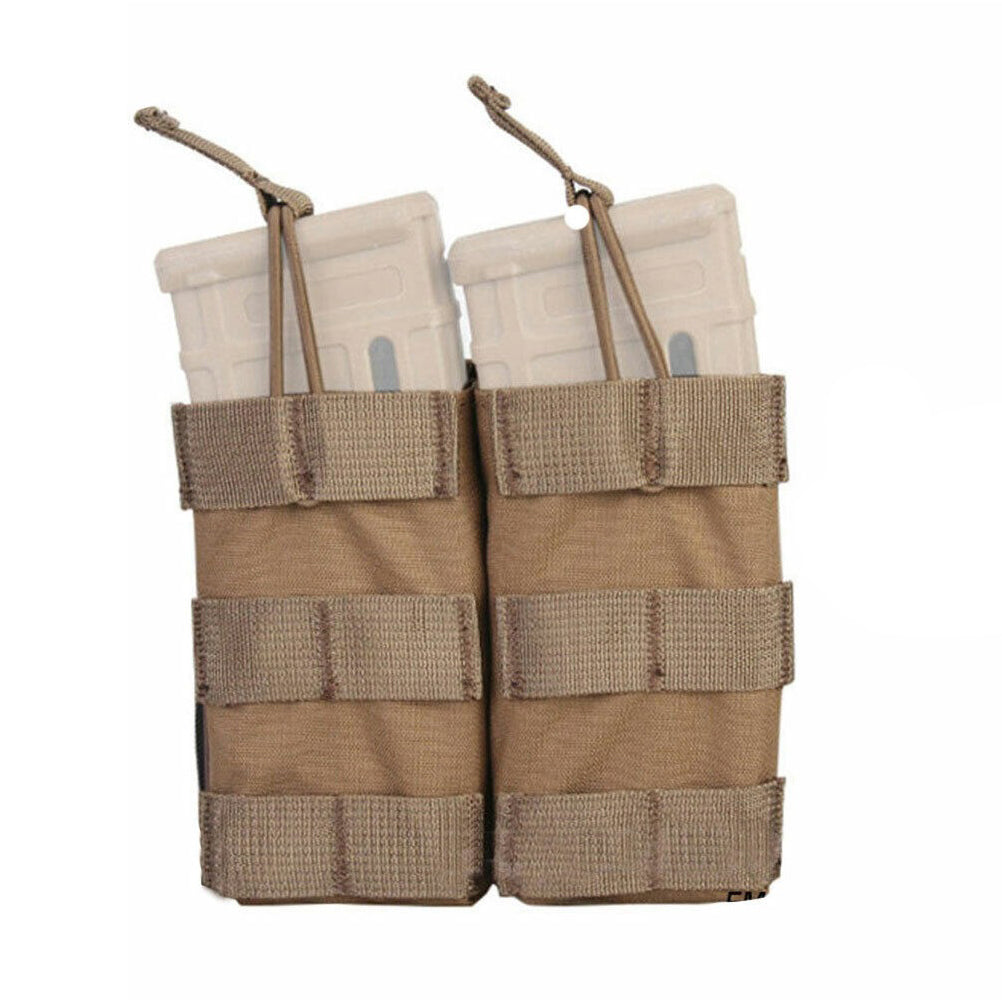 EMERSONGEAR Tactical Modular Double Open Top Magazine Pouch 5.56.223 MOLLE Rifle Mag