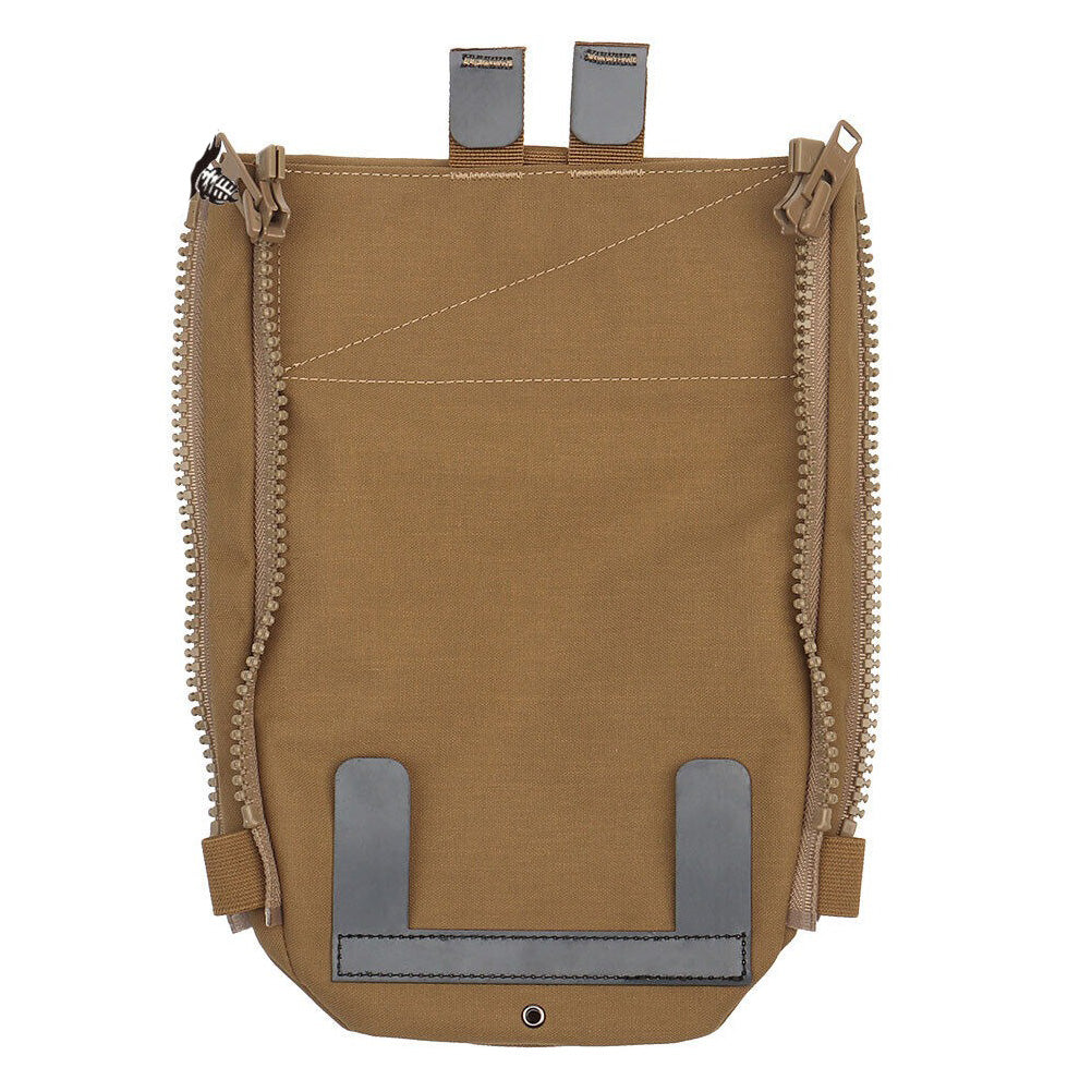 SINAIRSOFT Tactical Zipper Back pack Plate Carrier Bag Panel Hydration Pouch