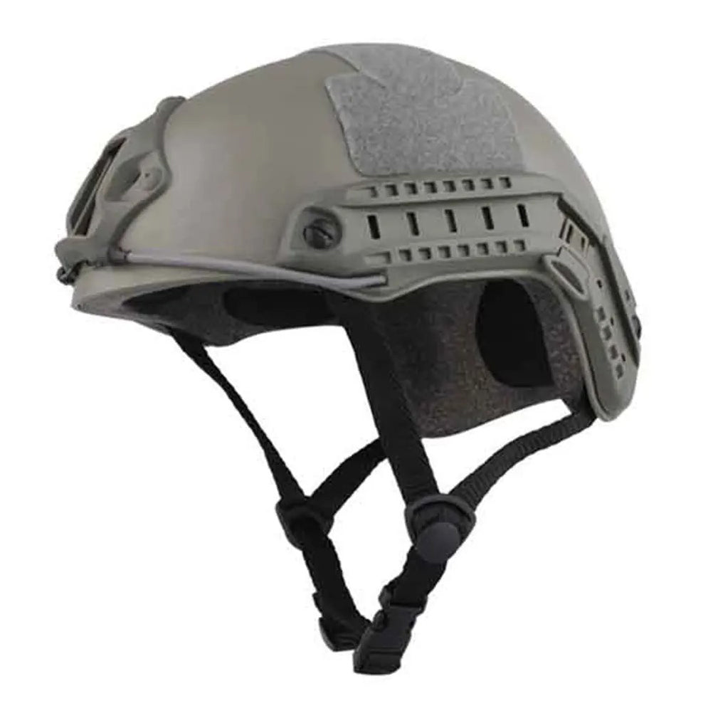EMERSONGEAR Tactical Fast Helmet Airsoft MH Type Casque w/ NVG Shroud + Side Rail