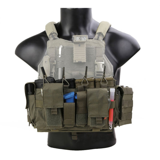 EMERSONGEAR Tactical Magazine MAG Pouch 9mm 5.56 For release buckle Vest Chest Rig