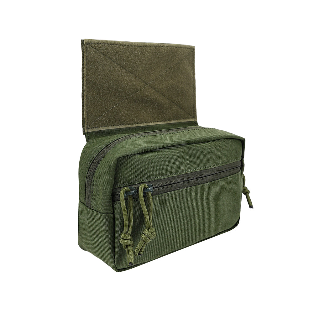 SINAIRSOFT Tactical Drop Pouch Front Sub Abdominal Carrying Kit Bag for Tactical Chest Rig