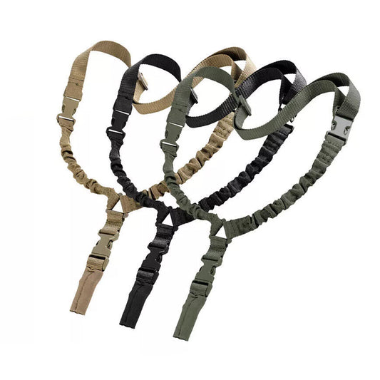 SINAIRSOFT Tactical 1 One Single Point Rifle Sling Bungee Airsoft AEG Gun Strap