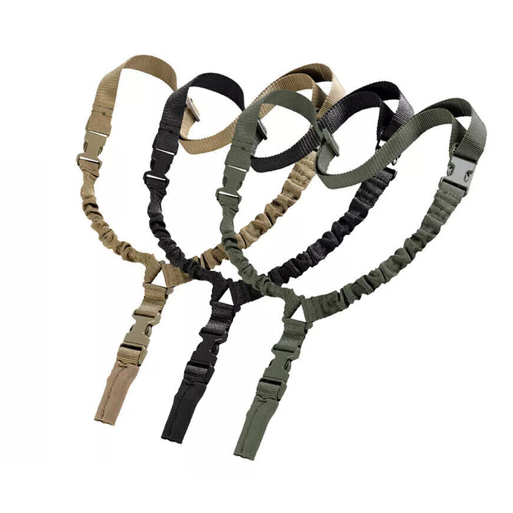 SINAIRSOFT Tactical 1 One Single Point Rifle Sling Bungee Airsoft AEG Gun Strap