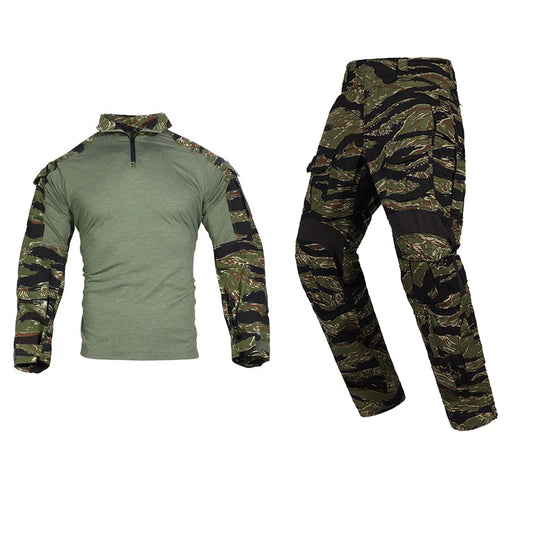 EMERSONGEAR Tactical G3 Combat Suit Shirt Pants With Knee Pads TS