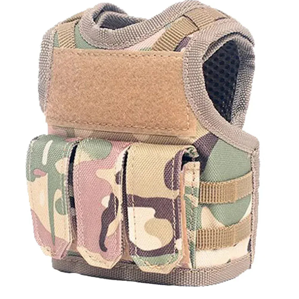 SINAIRSOFT Taktika Biera Botelo Vesto Sporta Miniaturo Molle Vesto
