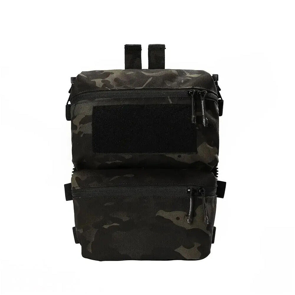 EMERSONGEAR With Zipper Double Pouch for FRO Style V5 Vest Back Panel
