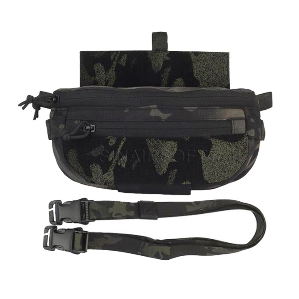 SINAIRSOFT Tactical Drop Pouch Dual Purpose Best Waist Pack Utility Bag for Chest Rig Vest