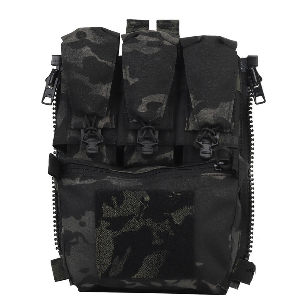 SINAIRSOFTTactical Assault Back Panel Zip-on Pouch Pack Nylon Pocket