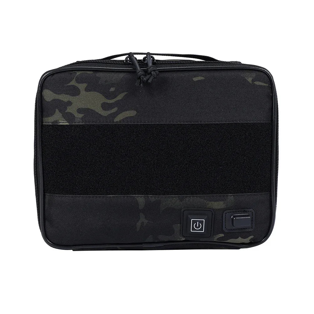 SINAIRSOFT Taktika Varmiga Saketo Por Pistolo Portebla Sako IPSC Subĉiela Ĉasado USB-Elektrosako