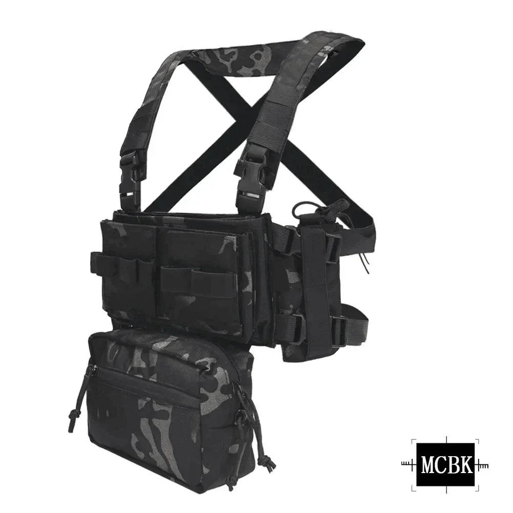 SINAIRSOFT MK3 Taktika Brusta Monta Ĉasista Vesto kun SAKO-Sako H-Rimeno