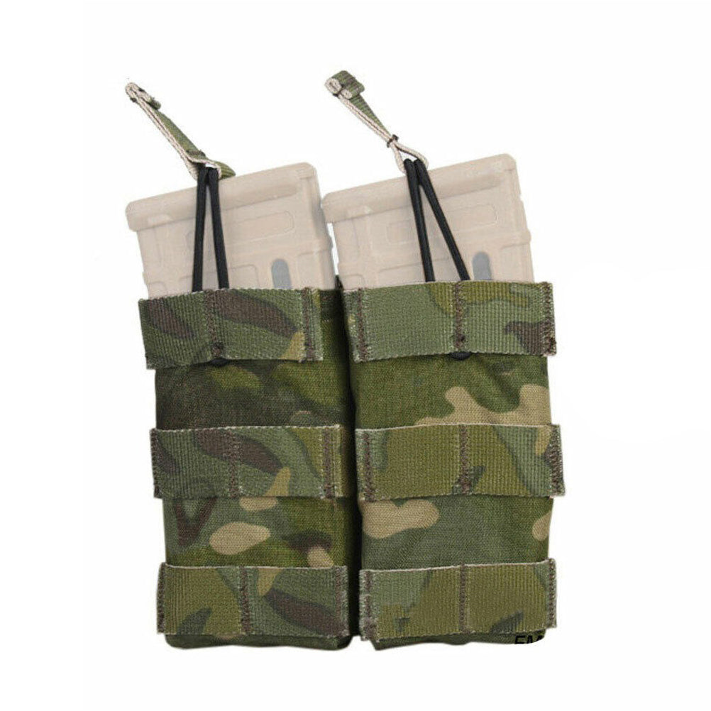 EMERSONGEAR Tactical Modular Double Open Top Magazine Pouch 5.56.223 MOLLE Rifle Mag