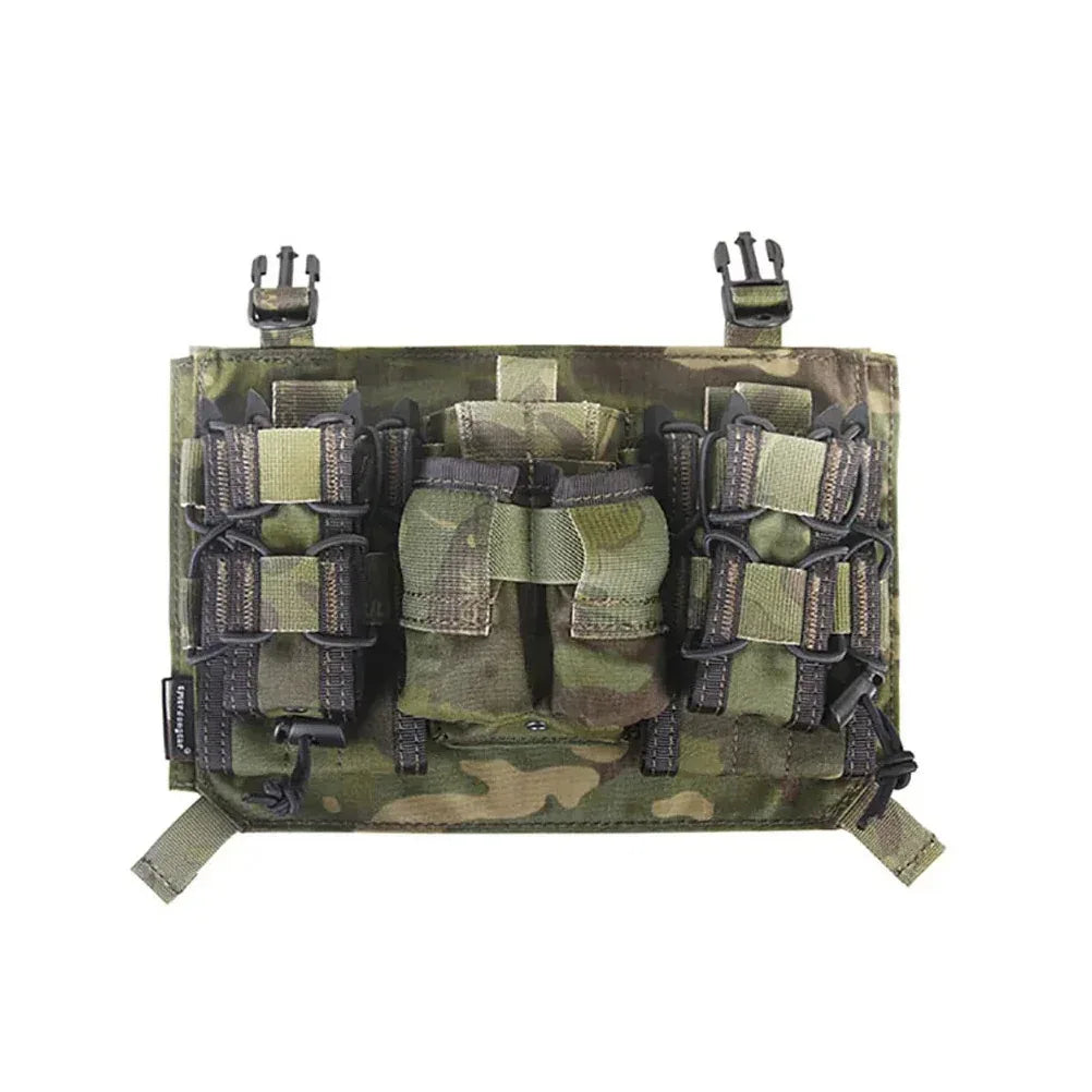 EMERSONGEAR Etikedo kun Poŝo por 5.56 9mm Magazeno, Veŝto-Klipilo