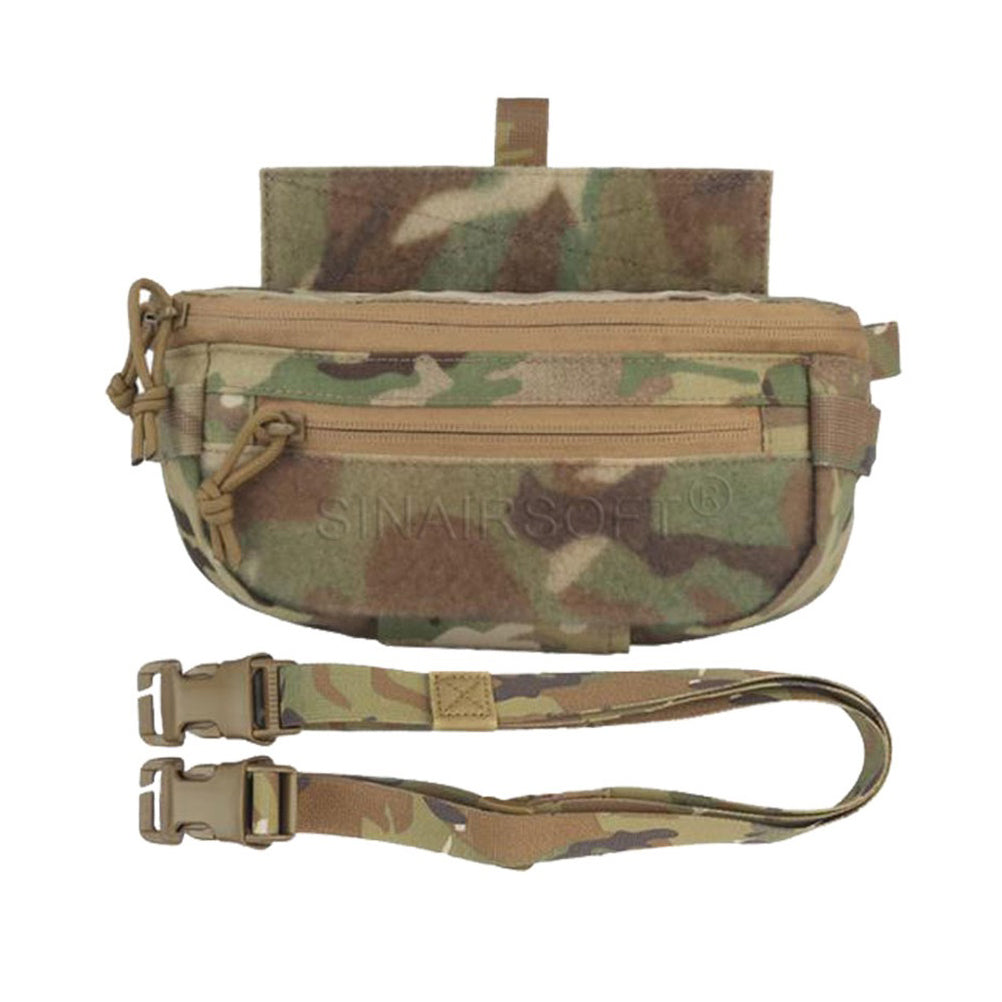 SINAIRSOFT Tactical Drop Pouch Dual Purpose Best Waist Pack Utility Bag for Chest Rig Vest