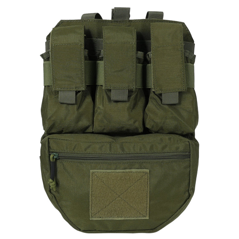 SINAIRSOFT Tactical Assault Back Panel Bag MOLLE Ammo Plate Carrier Pouch For Hunting Vest