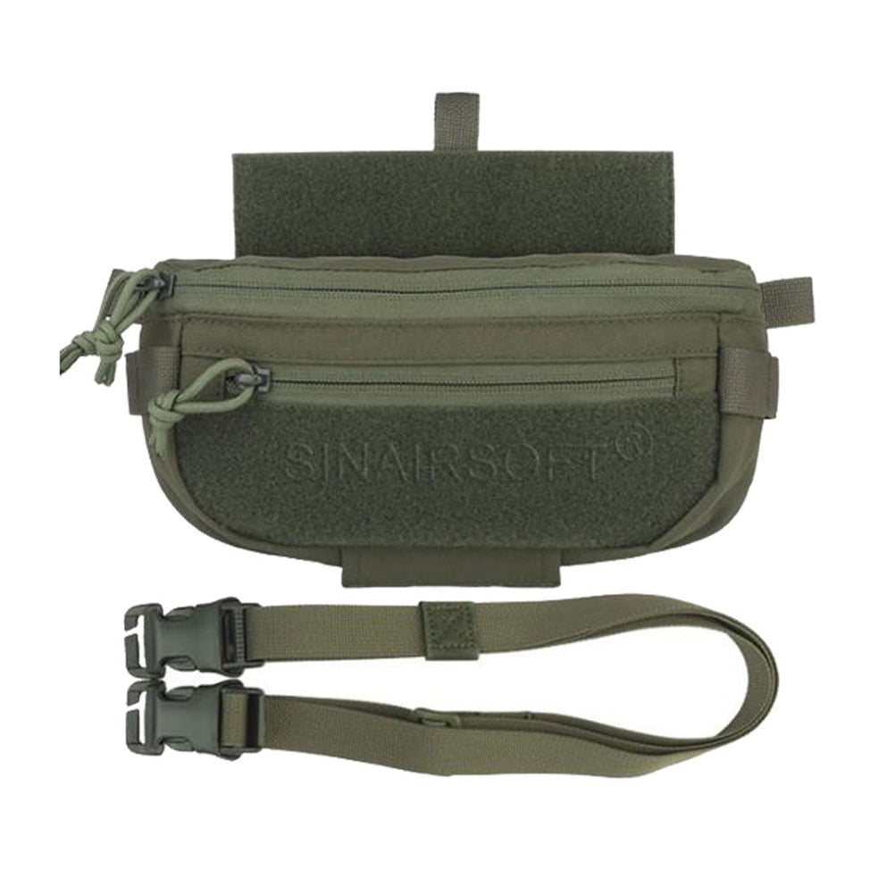 SINAIRSOFT Tactical Drop Pouch Dual Purpose Best Waist Pack Utility Bag for Chest Rig Vest