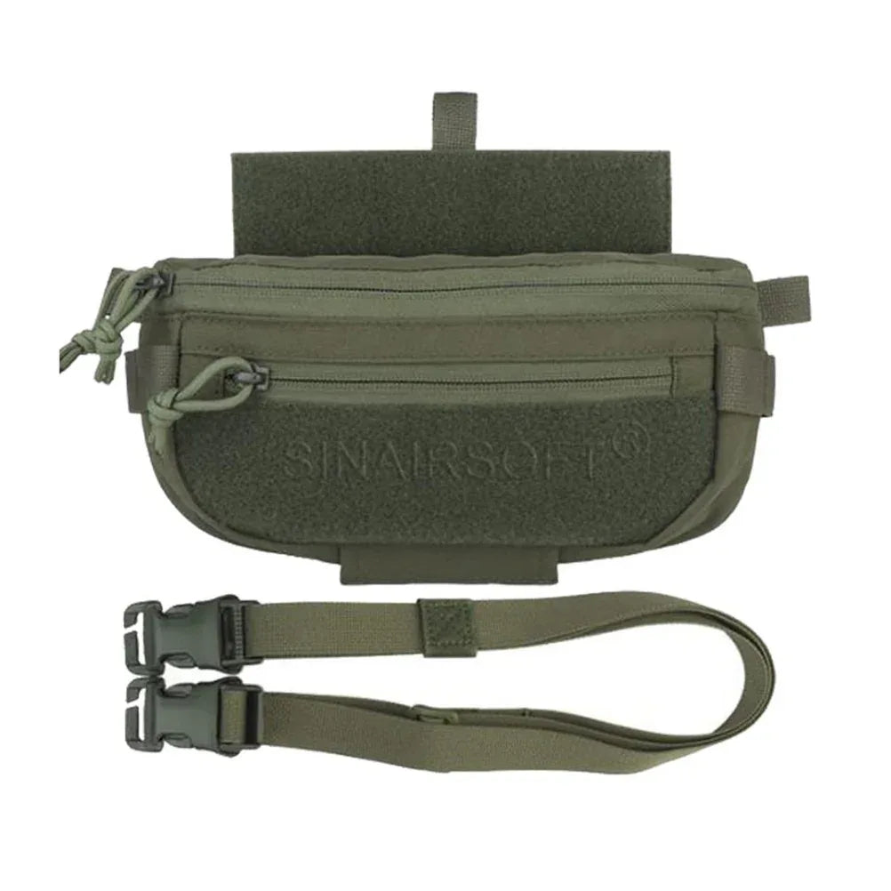 SINAIRSOFT Taktika Krur-Sako Du-Cela Plej Bona Zona Sako Utileca Sako por Brusta Rigo Veŝto