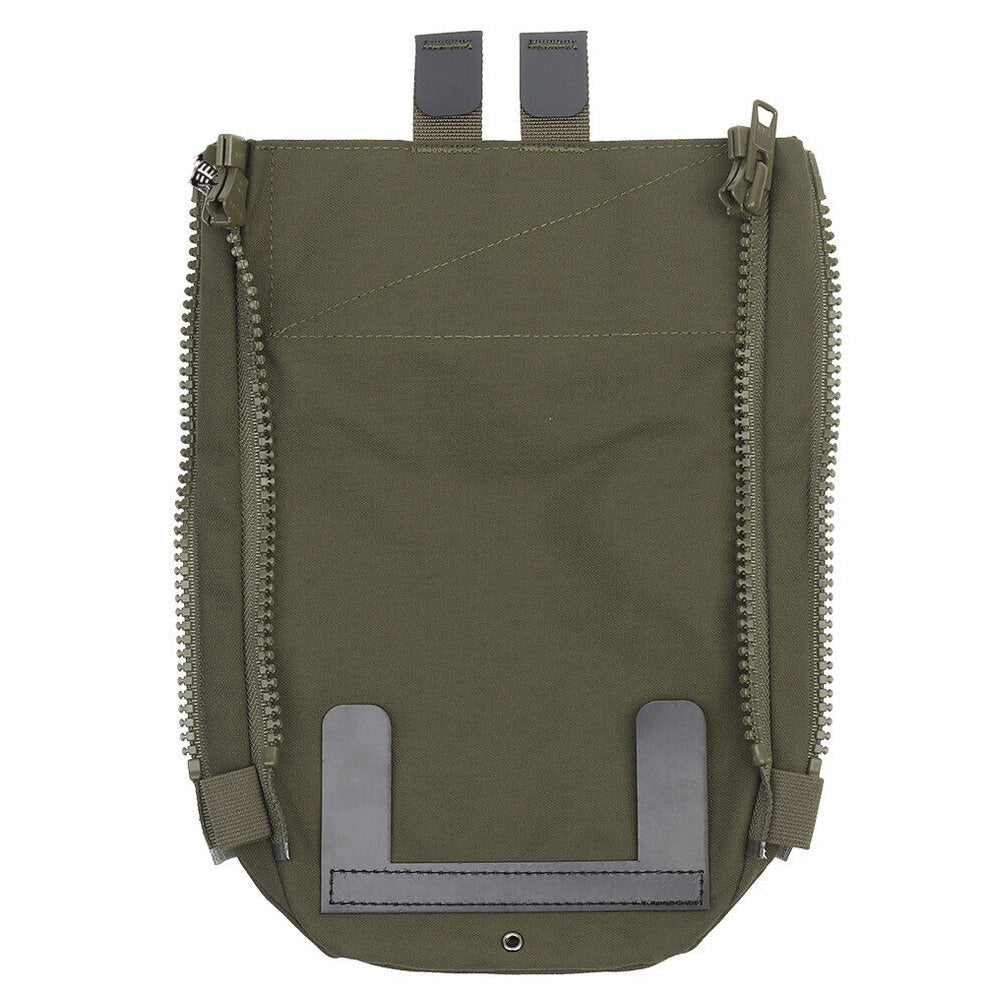 SINAIRSOFT Tactical Zipper Back pack Plate Carrier Bag Panel Hydration Pouch
