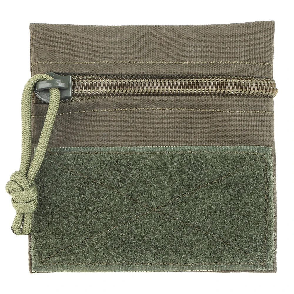 SINAIRSOFT Tactical Micro Flat Zipper Pouch Portable Storage Bag
