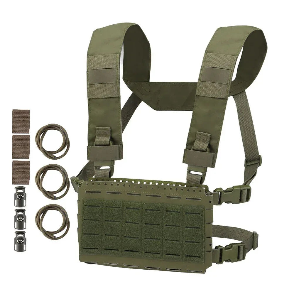 SINAIRSOFT Taktika Brusta Platforma Vesto MK5 Mikro Batala Ĉasio MOLLE Portilo 5.56 Magazinsako