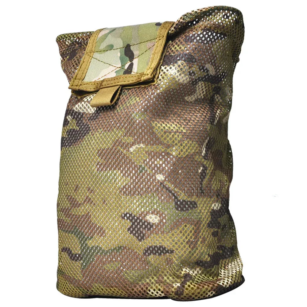 SINAIRSOFT Taktika Reto Poŝo Por Forĵetitaj Ŝargiloj Recikliga MOLLE Faldebla Ŝargujosako