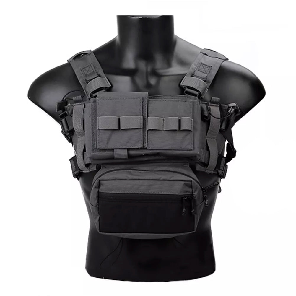 EMERSONGEAR Tactical Chest Rig MK3 Micro Fight Adjust Classic Carrier w/ 5.56 Pouch