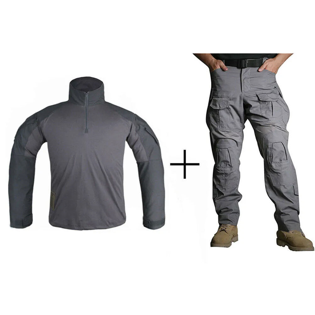 EMERSONGEAR G3 Combat Uniform Airsoft Shirt Pants with Knee Pads Tactical BDU Hunting o Clothes