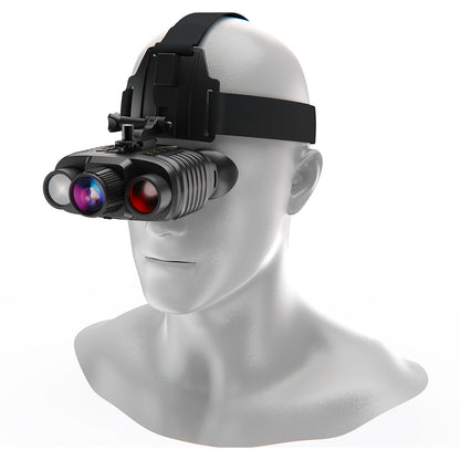 SINAIRSOFT Digital Infrared Night Vision Binoculars 4K 3D Head Mounted Goggles 8X Zoom 300M