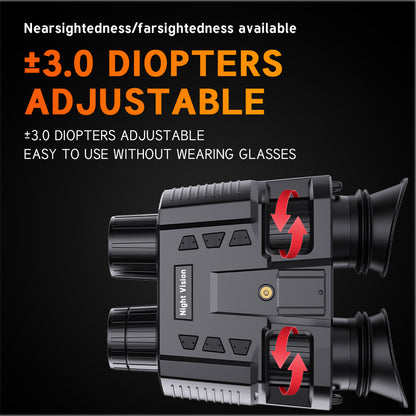 SINAIRSOFT Night-Vision Goggles Telescope Helmet Binoculars 3M 1080P Sensor Video/Audio