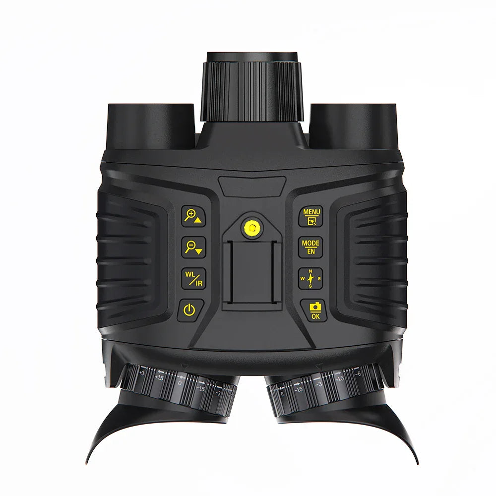 مناظير الرؤية الليلية الرقمية بالأشعة تحت الحمراء من SINAIRSOFT بدقة 4K ثلاثية الأبعاد محمولة على الرأس بنطاق تقريب 8X بمسافة 300 متر