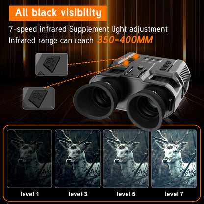 SINAIRSOFT Night-Vision Goggles Telescope Helmet Binoculars 3M 1080P Sensor Video/Audio