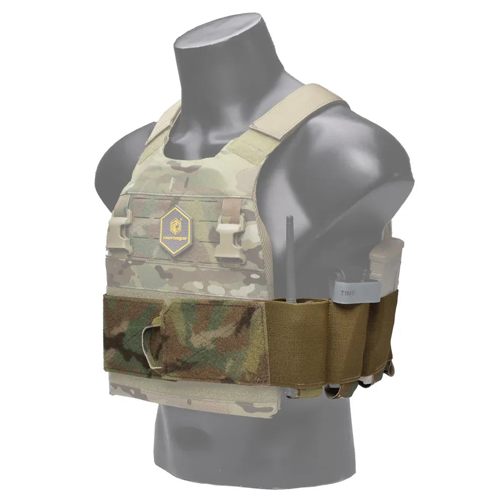 طقم حزام مرن EMERSONGEAR سترة تكتيكية حامل ألواح مزيل حقيبة مخزن