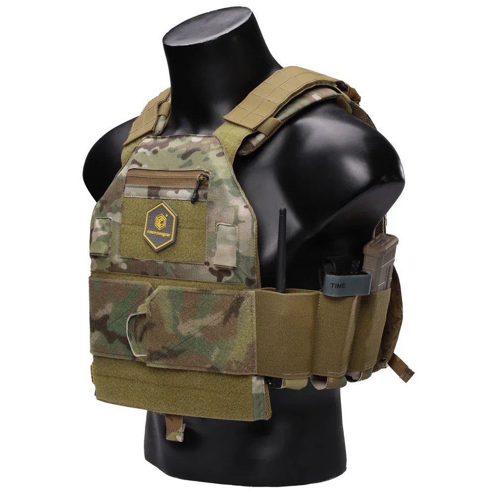 طقم حزام مرن EMERSONGEAR سترة تكتيكية حامل ألواح مزيل حقيبة مخزن