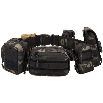 SINAIRSOFT Mens Nylon Outdoor Tactical Belt Heavy Duty Waist Waistband Strap