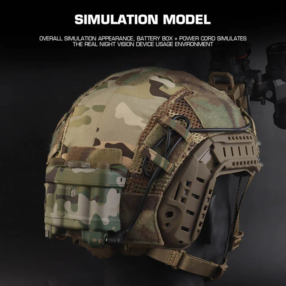 صندوق بطارية وهمي SINAIRSOFT Tactical NVG PVS-31 بدون وظيفة لخوذة الرؤية الليلية