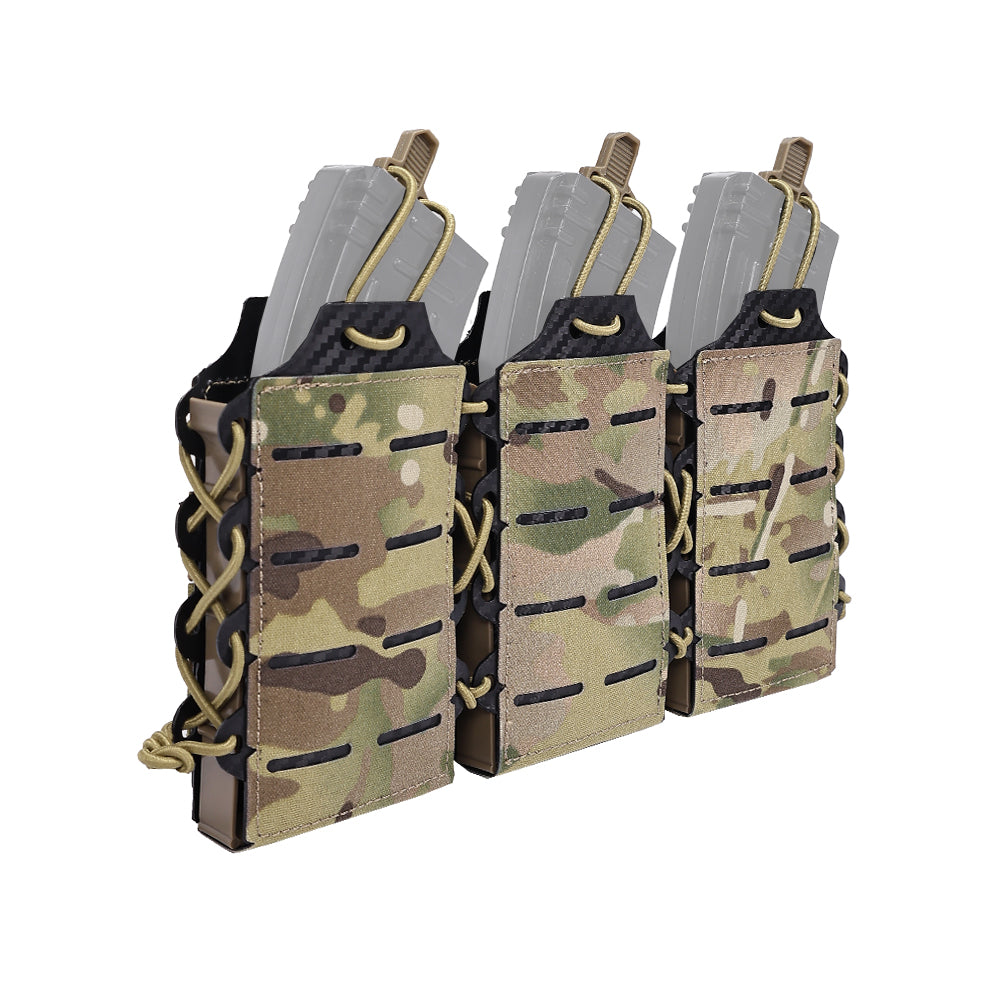 SINAIRSOFT Tactical Molle Triple Mag Magazine Pouch 5.56/7.62mm