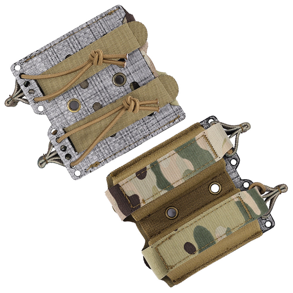 SINAIRSOFT Tactical Pistol 9mm Double Magazine Pouch Molle Tegris