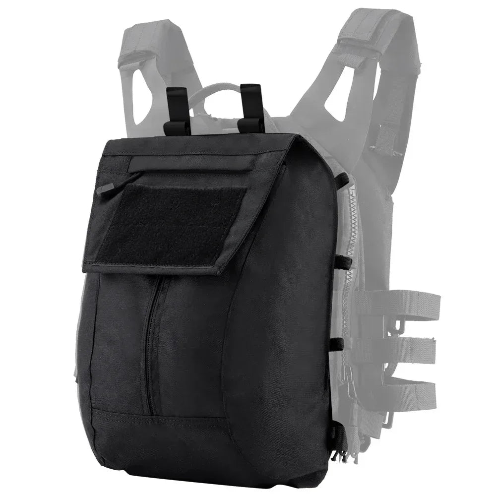 SINAIRSOFT Tactical Pack Zip-on Panel Plate Backpack Carrier Back Bag